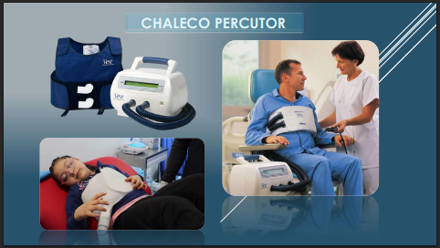 Equipo de chaleco percutor para terapia respiratoria